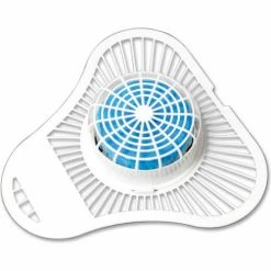 Genuine Joe Urinal Screen w/Block, Non-Para - Spice Scent, Blue, 12/Pk, GJO58332