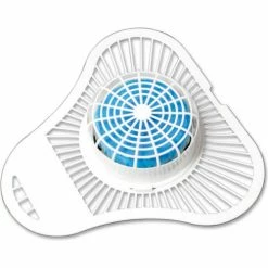 Genuine Joe Urinal Screen, Non-Para - Green Apple Scent, Blue, 12/Pk, GJO58335