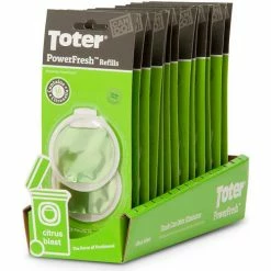 Toter PowerFresh Odor Eliminator Refill, .22 oz. Packet - PFRFO-00000 8 Toter PowerFresh Odor Eliminator Refill, .22 oz. Packet - PFRFO-00000 -Cleaning Chemicals & Lubricants Shop Toter PowerFresh PFRFO Display