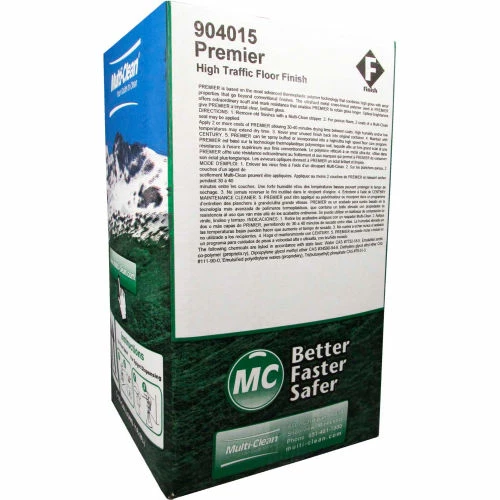 Multi-Clean® Premier High Durability, No Buff Finish - Unscented, Two 2.5GL Cases - 904015 3 Multi-Clean® Premier High Durability, No Buff Finish - Unscented, Two 2.5GL Cases - 904015
