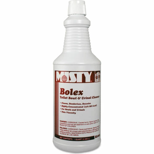 Misty® Bolex 23% Hydrochloric Acid Bowl Cleaner Wintergreen, 32 Oz Bottle 12/Case - AEPR92512CT 4 Misty® Bolex 23% Hydrochloric Acid Bowl Cleaner Wintergreen, 32 Oz Bottle 12/Case - AEPR92512CT - Image 2