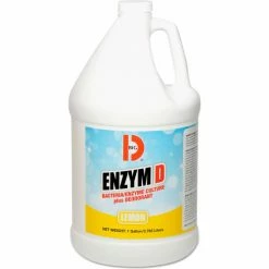 Big D Industries Enzym D Digester Liquid Deodorant Lemon Scent, Gallon Bottle 4/Case - BGD1500