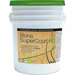 Bona SuperCourt HD Floor Finish, 5 Gallon Pail - WT762055008