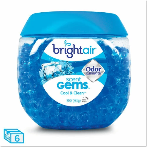 Bright Air Scent Gems Odor Eliminator, Cool and Clean, Blue, 10 oz., 6/Case 9 Bright Air Scent Gems Odor Eliminator, Cool and Clean, Blue, 10 oz., 6/Case - Image 7