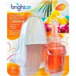 Bright Air Electric Scented Oil Air Freshener Warmer/Refill, Hawaiian Blossoms & Papaya - 900254EA