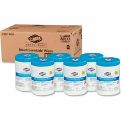 Clorox® Healthcare® Bleach Germicidal Wipes, 6" x 5", 150/Can, 6 Cans/Case - 30577 -Cleaning Chemicals & Lubricants Shop UNT CLO30577CT