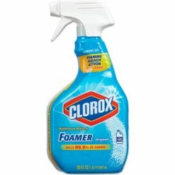 Clorox® Bleach Foamer Bathroom Spray, Original, 30 oz. Spray Bottle, 9/Case -Cleaning Chemicals & Lubricants Shop UNT CLO30614