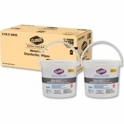 Clorox® Healthcare Versasure Cleaner Disinfectant Wipes, 12" X 12", White, 110/Bucket, 2/Ct
