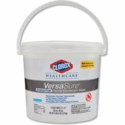Clorox® Healthcare® Versasure Cleaner Disinfectant Wipes, 12X12, White, 110 Towels/Bucket