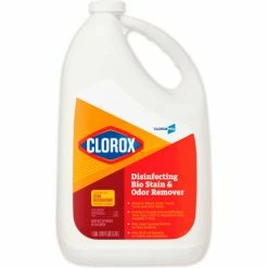 Clorox® Disinfecting Bio Stain And Odor Remover, Fragranced, 128 Oz. Refill Bottle