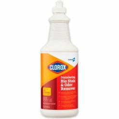 Clorox® Disinfecting Bio Stain And Odor Remover, Fragranced, 32 Oz. Pull-Top Bottle