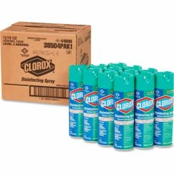 Clorox® Disinfecting Spray, Fresh Scent, 19 oz. Aerosol Spray, 12 Cans/Case - 38504 -Cleaning Chemicals & Lubricants Shop UNT CLO38504CT