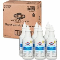 Clorox Hospital Cleaner Disinfectant W/ Bleach, 32 Oz. Bottle 6/Case - COX68832 15 Clorox Hospital Cleaner Disinfectant W/ Bleach, 32 Oz. Bottle 6/Case - COX68832 -Cleaning Chemicals & Lubricants Shop UNT CLO68832