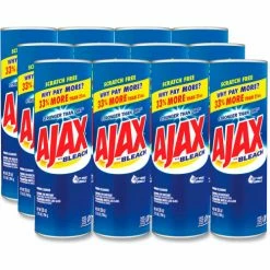 Ajax Powder Cleanser with Bleach, 28 oz. Can, 12/Case -Cleaning Chemicals & Lubricants Shop UNT CPC05374