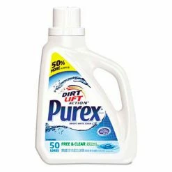 Purex Free and Clear Laundry Detergent Liquid, 75 oz. Bottle - 2420006040