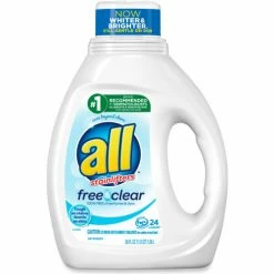 All® Ultra Free Clear Liquid Detergent, Unscented, 36 Oz. Bottle, 6/Carton