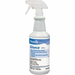 Diversey Glance Glass & Multi-Surface Cleaner, 32 oz. Trigger Spray Bottle, 12 Bottles - 04705