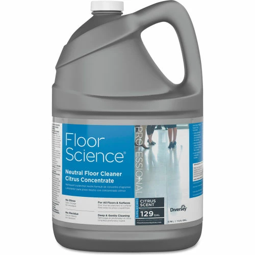 Diversey Floor Science Floor Cleaner, Gallon Bottle, 4 Bottles - 540441 3 Diversey Floor Science Floor Cleaner, Gallon Bottle, 4 Bottles - 540441