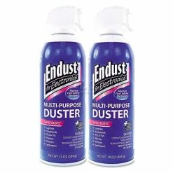 Endust END11407 Compressed Air Duster for Electronics, 10oz, 2 per Pack