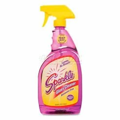 Sparkle Glass Cleaner, 32 oz. Trigger Spray Bottle, 12 Bottles - 20345