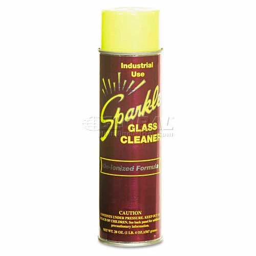 Sparkle Glass Cleaner, 20 oz. Aerosol Can, 12 Cans - 20620 3 Sparkle Glass Cleaner, 20 oz. Aerosol Can, 12 Cans - 20620