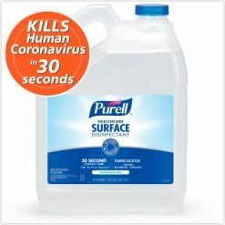 PURELL&#174, Healthcare Surface Disinfectant, Fragrance Free, 128 oz Bottle, 4/Carton