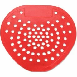 Hospeco® Health Gards Vinyl Urinal Screen, Red, Cherry, Dozen -Cleaning Chemicals & Lubricants Shop UNT HOS03901