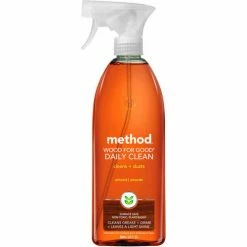 Method Daily Wood Cleaner, 28 oz. Trigger Spray Bottle, 8 Bottles/Case - 01182CT