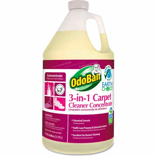 OdoBan® Earth Choice 3-N-1 Carpet Cleaner, 128 Oz. Bottle, Unscented, 4/Ct 3 OdoBan® Earth Choice 3-N-1 Carpet Cleaner, 128 Oz. Bottle, Unscented, 4/Ct