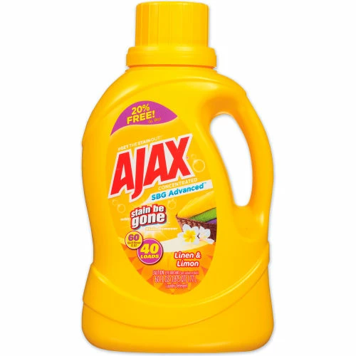Ajax Laundry Detergent Liquid, Stain Be Gone, Linen and Limon Scent, 40 Loads, 60 oz. Bottle 6 Ajax Laundry Detergent Liquid, Stain Be Gone, Linen and Limon Scent, 40 Loads, 60 oz. Bottle - Image 4