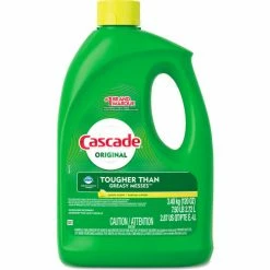 Cascade® Dishwasher Gel with Dawn, Lemon, 120 oz. Bottle, 4/Case -Cleaning Chemicals & Lubricants Shop UNT PGC28193