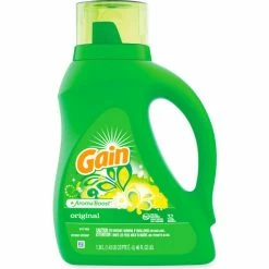 Gain&#174, Liquid Laundry Detergent, Gain Original Scent, 46 oz Bottle, 6/Carton