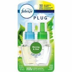Febreze® PLUG Air Freshener Refills, Morning and Dew, Formerly Meadows and Rain, 0.87 oz. -Cleaning Chemicals & Lubricants Shop UNT PGC74902EA