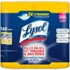 LYSOL® Disinfecting Wipes, 7X7-1/4, Lemon And Lime Blossom, 80 Wipes/Canister, 2 Canisters/Pack -Cleaning Chemicals & Lubricants Shop UNT RAC80296PK