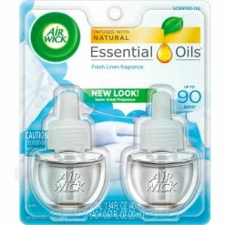Air Wick® Scented Oil Refill, Fresh Linen, 0.67 oz., 2/Pack -Cleaning Chemicals & Lubricants Shop UNT RAC82291PK
