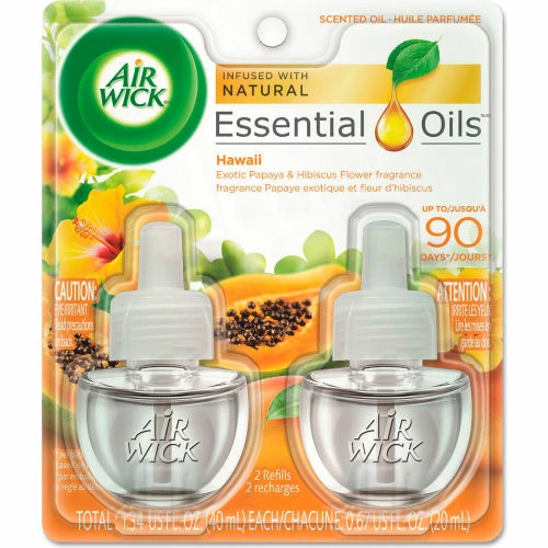 Air Wick® Scented Oil Twin Refill, Hawai'i Exotic Papaya/Hibiscus Flower, 0.67 oz. 5 Air Wick® Scented Oil Twin Refill, Hawai'i Exotic Papaya/Hibiscus Flower, 0.67 oz. - Image 3