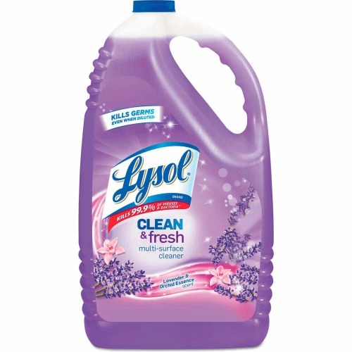 Lysol Clean and Fresh Multi-Surface Cleaner, Lavender and Orchid Essence, 144 oz. Bottle, 4/Case 4 Lysol Clean and Fresh Multi-Surface Cleaner, Lavender and Orchid Essence, 144 oz. Bottle, 4/Case - Image 2