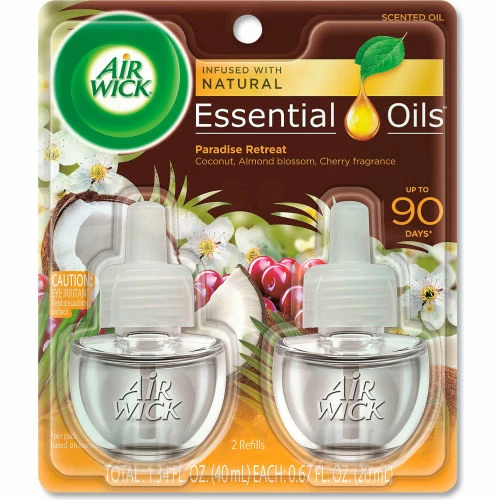 Air Wick® Life Scents Scented Oil Refills, Paradise Retreat, 0.67 oz., 2/Pack 4 Air Wick® Life Scents Scented Oil Refills, Paradise Retreat, 0.67 oz., 2/Pack - Image 2