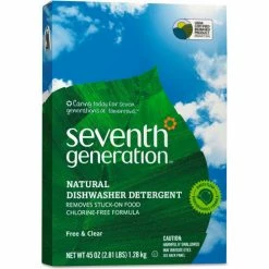 Seventh Generation Manual Dish Detergent Liquid, Unscented, 45 oz. Box, 12 Boxes - 22150