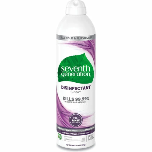 Seventh Generation® Disinfectant Sprays, Lavender Vanilla/Thyme, 13.9 Oz., Spray Bottle 3 Seventh Generation® Disinfectant Sprays, Lavender Vanilla/Thyme, 13.9 Oz., Spray Bottle