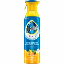 Pledge® Multi Surface Antibacterial Everyday Cleaner, 9.7 oz. Aerosol Spray, 6 Cans - 307951 -Cleaning Chemicals & Lubricants Shop UNT SJN307951 01