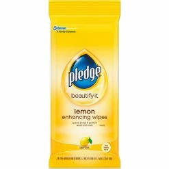 Pledge® Beautify Lemon Enhancing Wipes 24 Wipes/Pack 7 Pledge® Beautify Lemon Enhancing Wipes 24 Wipes/Pack -Cleaning Chemicals & Lubricants Shop UNT SJN319250PK