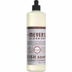 Mrs. Meyer's® Manual Dish Soap Liquid, Lavender, 16 oz. Bottle, 6 Bottles - 650391