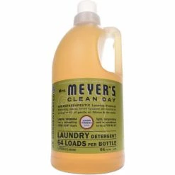Mrs. Meyer's® Laundry Detergent Liquid, Lemon Verbena, 64 oz. Bottle, 6 Bottles - 651369