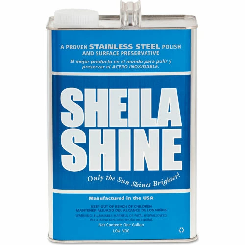Sheila Shine Stainless Steel Cleaner And Polish, 1 Gal Can, 4/Carton 3 Sheila Shine Stainless Steel Cleaner And Polish, 1 Gal Can, 4/Carton