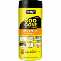Goo Gone® Clean Up Wipes, 24 Wipes/Can, 4 Can/Case -Cleaning Chemicals & Lubricants Shop UNT WMN2000