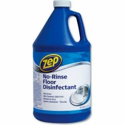 Zep® Commercial No-Rinse Floor Disinfectant, Pleasant Scent, 1 Gallon Bottle, 4/CT - ZUNRS128 -Cleaning Chemicals & Lubricants Shop UNT ZPEZUNRS128CT