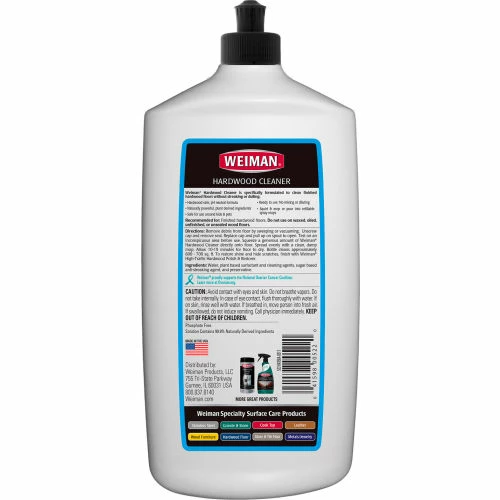 Weinman® Hardwood Floor Cleaner, 32 oz. Squeeze Bottle 4 Weinman® Hardwood Floor Cleaner, 32 oz. Squeeze Bottle - Image 2