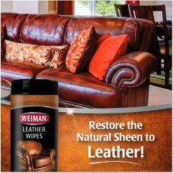 Weinman® Leather Wipes, 7" x 8", 30 Wipes/Canister 15 Weinman® Leather Wipes, 7" x 8", 30 Wipes/Canister -Cleaning Chemicals & Lubricants Shop WMN91 05