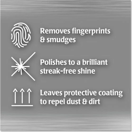 Weinman® Stainless Steel Wipes, 7" x 8", 30 Wipes/Canister, 4 Canisters/Case 5 Weinman® Stainless Steel Wipes, 7" x 8", 30 Wipes/Canister, 4 Canisters/Case - Image 3